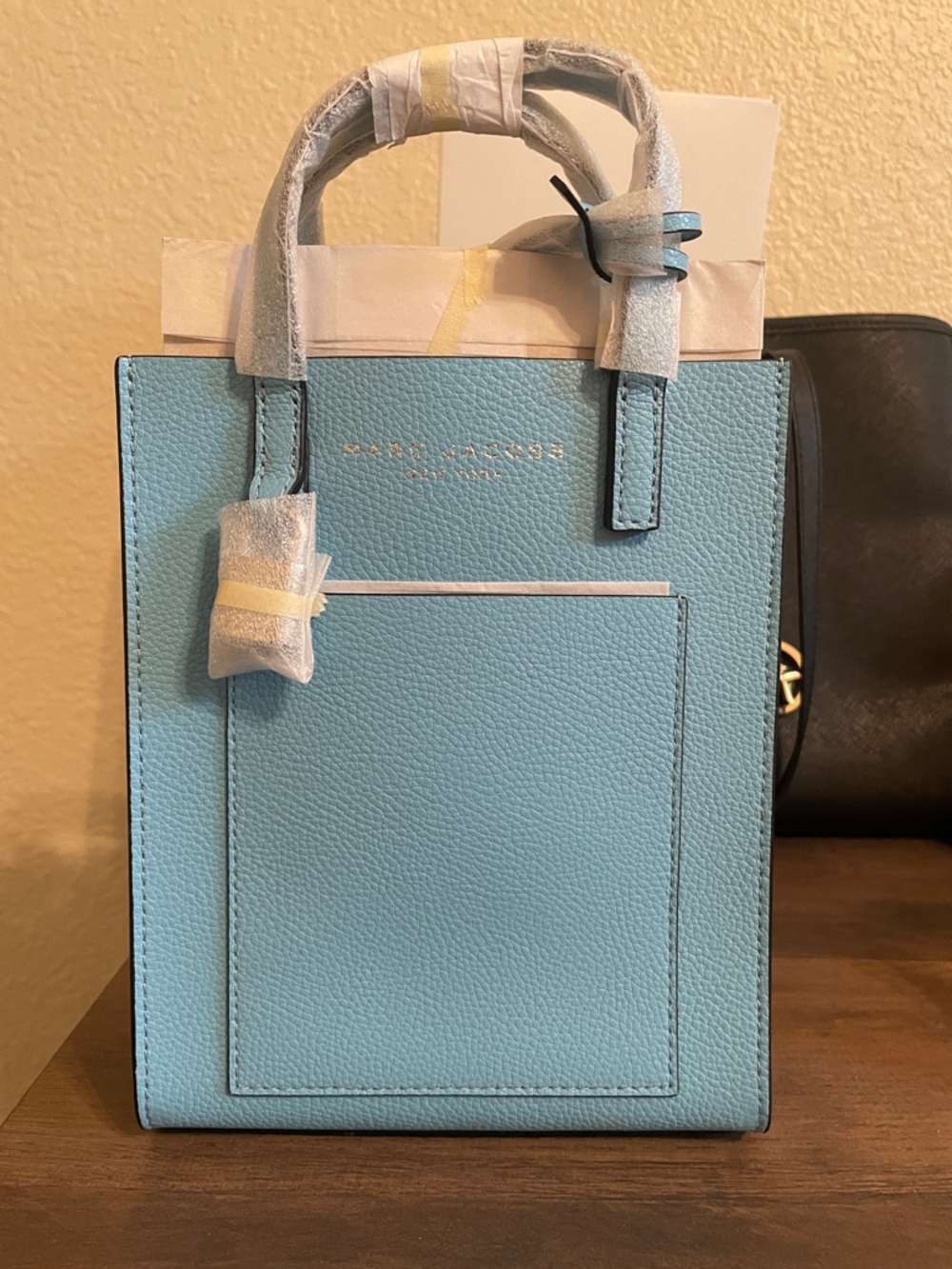 Marc Jacobs Air Blue Micro Grind Tote Bag - Picture 8 of 8